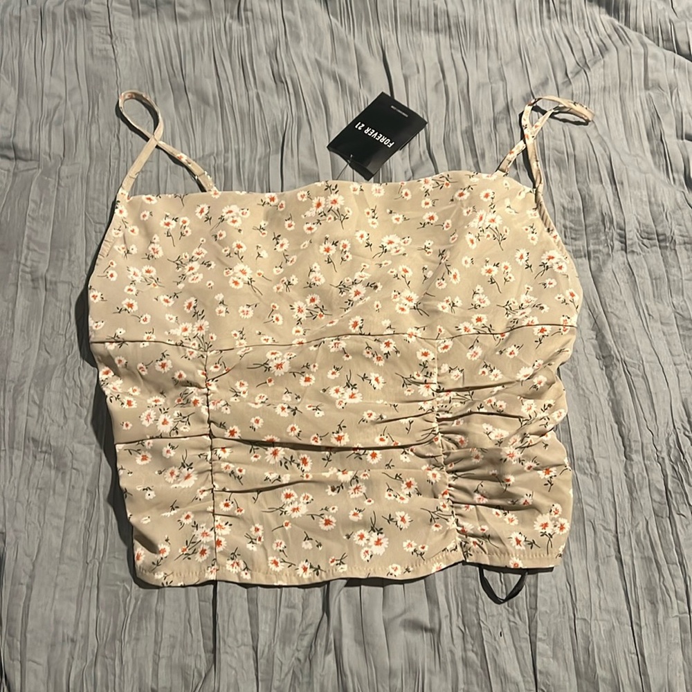 NWT Floral Tank